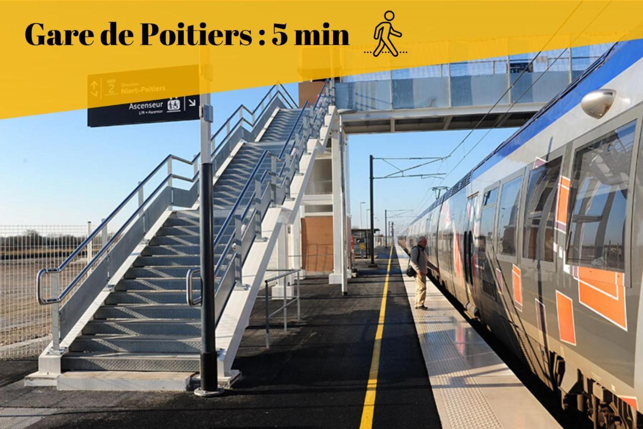 Le Cosy By Goodbnb - Proche Gare - 15Min Futuroscope Poitiers Exterior foto